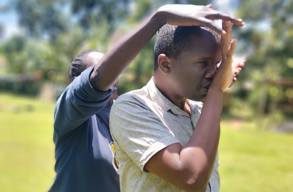 Program graduates celebrating their new skills